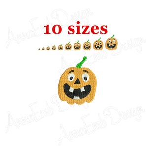 Jack O lantern embroidery design. Pumpkin mini design. Halloween design. Pumpkin Jack-o-Lantern Design Machine embroidery Pumpkin embroidery