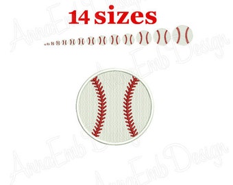 Baseball Embroidery Design. Mini Baseball. Softball design. Baseball ball embroidery. Machine embroidery design. Sport embroidery