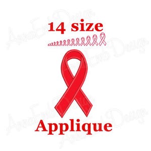 Cancer Awareness Ribbon Applique Embroidery design. Cancer Ribbon Applique. Awareness Ribbon mini Embroidery. Machine Embroidery Design.