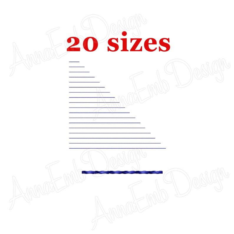 Embroidery Red Line Line Embroidery Design. Mini Line Embroidery. Machine Embroidery Design ...