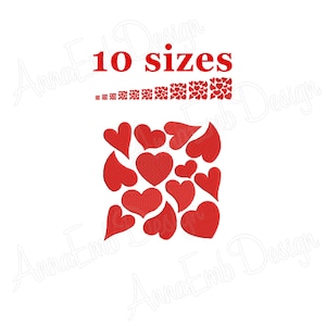 Disegno del ricamo del cuore. Amore. Forme di cuore. San valentino. Design del ricamo a macchina. Disegno del ricamo Cuore ricamo san valentino