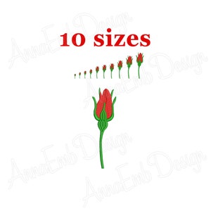 Rose Embroidery design. Flower embroidery. Machine embroidery design. Decoration Flower. Rose mini. Rose design.