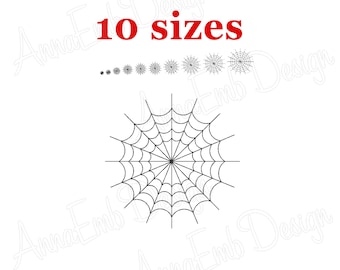 Spider web Embroidery design. Spider web design. Halloween Embroidery. Frame embrodery. Spider Embroidery design.