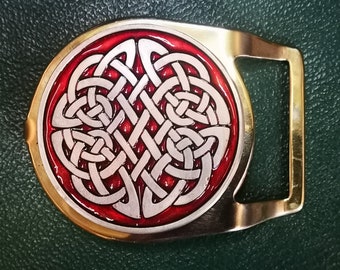 Traditional Celtic Knot Belt Buckle