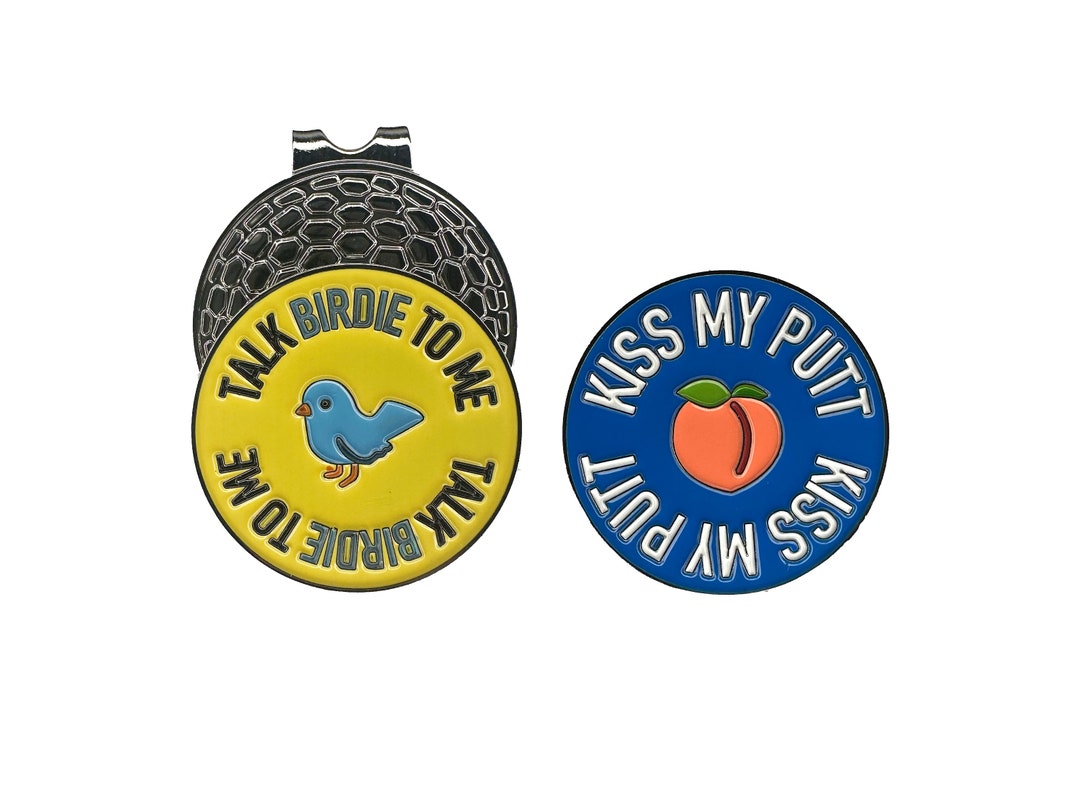Funny Emoji Golf Ball Marker Mens Gift Womens Gift Talk Birdie to Me