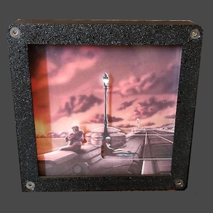 Caixa de sombra em camadas da ponte Horizon do Final Fantasy 8