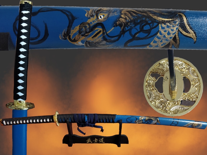 Blue Dragon Katana image 1