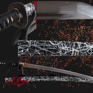 Sharp White Line Full Tang Katana image 1