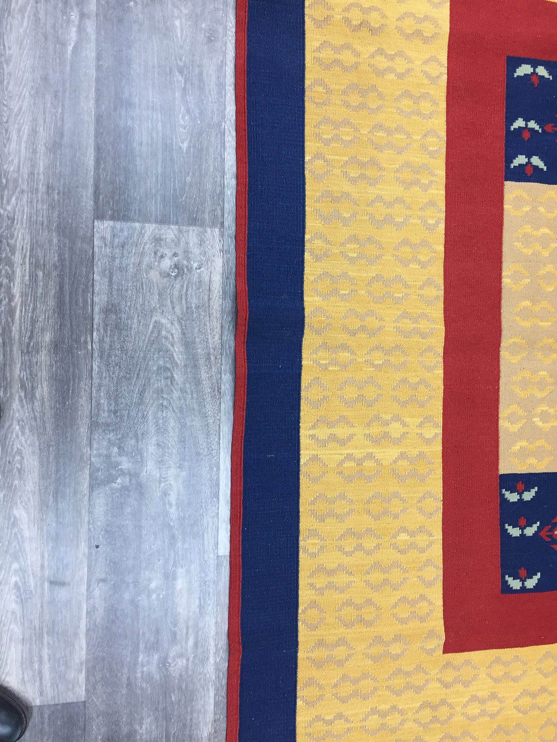 Yellow Kilim Rug 60x81 in 151x204 Cm Kilim Rug Vintage Etsy
