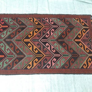 Decorative Turkish Kilim Rug, Vintage Handmade Turkish Pattern Kilim Rug 35x59 in 90x152 cm Traditional kilim Tribal kilim Rug Bohemian Rug