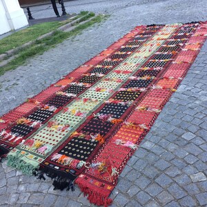Antique kilim Rug 74x187 in 187x475 cm Vintage kilim Rug Anatolia kilim Wool kilim Rugs Home Decor Floor kilim Rug Ethnic kilim Area kilim