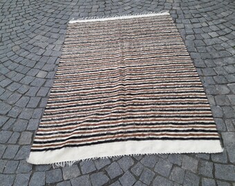 Turkish kilim Rug 4&#39;26&quot;×6&#39;22&quot;feet,130x190cm,Anatolian kilim Turkish Kilim Rug Handmade Kilim Rug Home Decor Floor kilim Rugs Area kilim Rugs