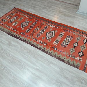 Turco kilim rug corredor 31x78 en 80x200 cm decorativo turco turco Anatolia Tribal Vintage Kilim Rug corredor colorido kilim Rug Area kilim Rug