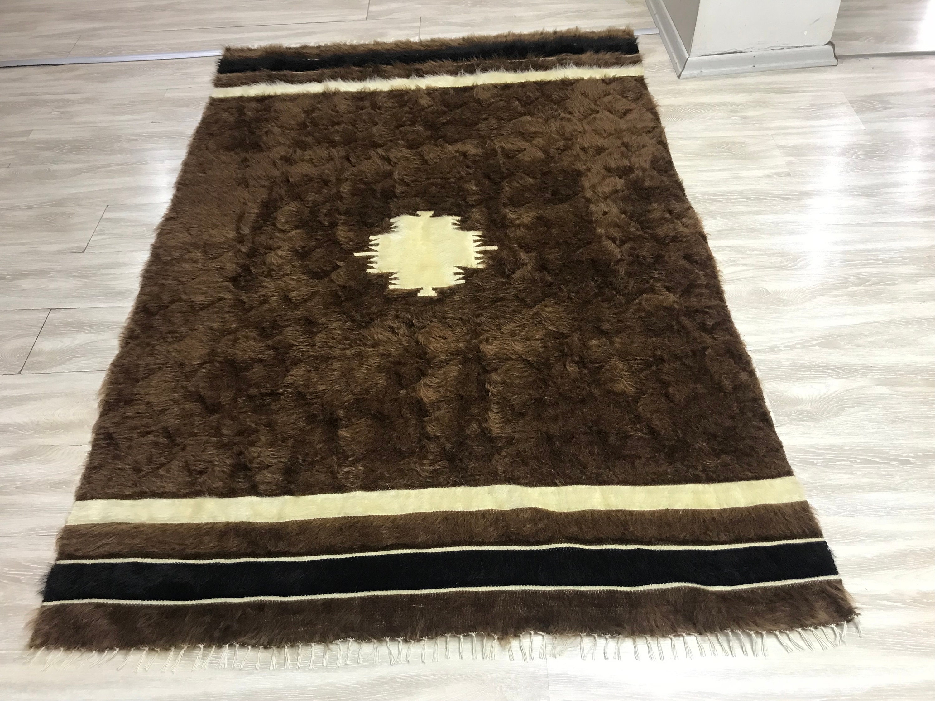 Angora  kilim Rug 54x79 in 135x200 cm Anatolian kilim Rugs Tribal Kilim Home Decor Floor kilim Rugs Area kilim Rugs Traditional kilim Rug