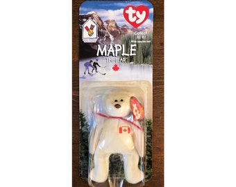 1996 maple beanie baby value
