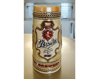 Vintage 1980's Stroh's Heritage III Collection Beer Stein