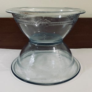 Pair of Fire King Vintage Philbe Pattern Serving Bowls