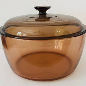 Corning Visions Light Amber Dutch Oven 4.5 Liter