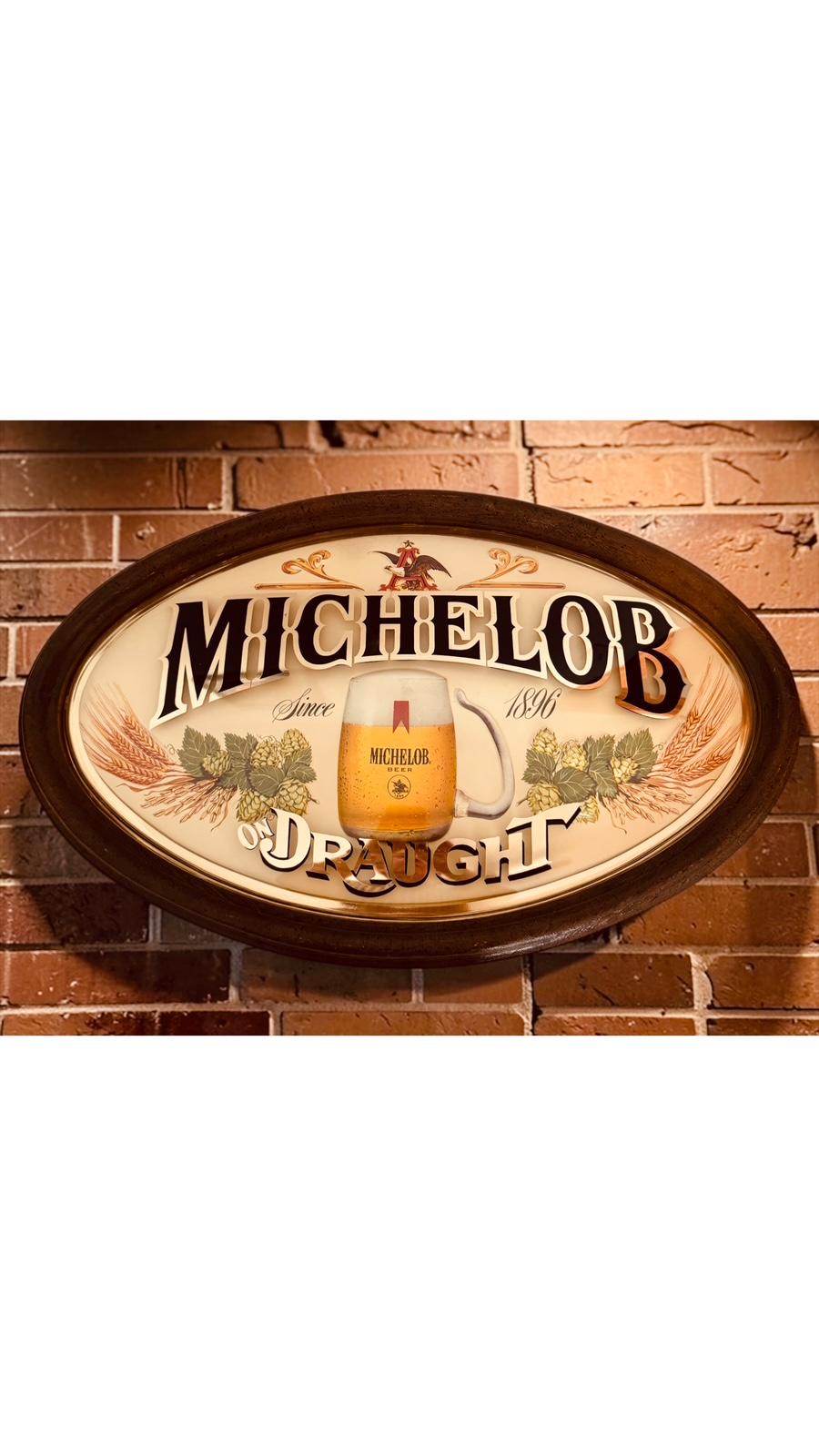 Vintage Michelob Beer Sign - Etsy