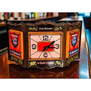 Old Style Beer Clock - Etsy