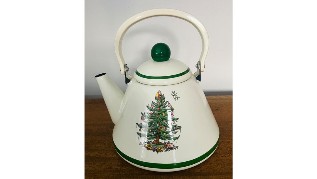 Spode Christmas Tree Tea Kettle Etsy