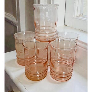Pink Glass Glasses Depression - Etsy