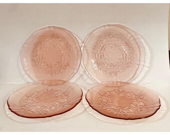 Arcoroc Pink Plate Etsy Arcoroc Pink Plate Etsy