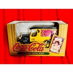 Vintage 1993 Coca-Cola ERTL Die-Cast Truck Coin Bank - New in Box