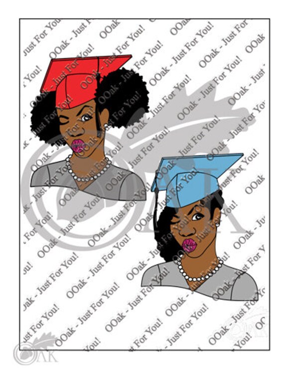 Download Pearlie Graduate Svg Ethnic Black Girl 9 Images Etsy