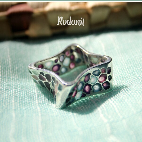 Cloisonne Ring Etsy