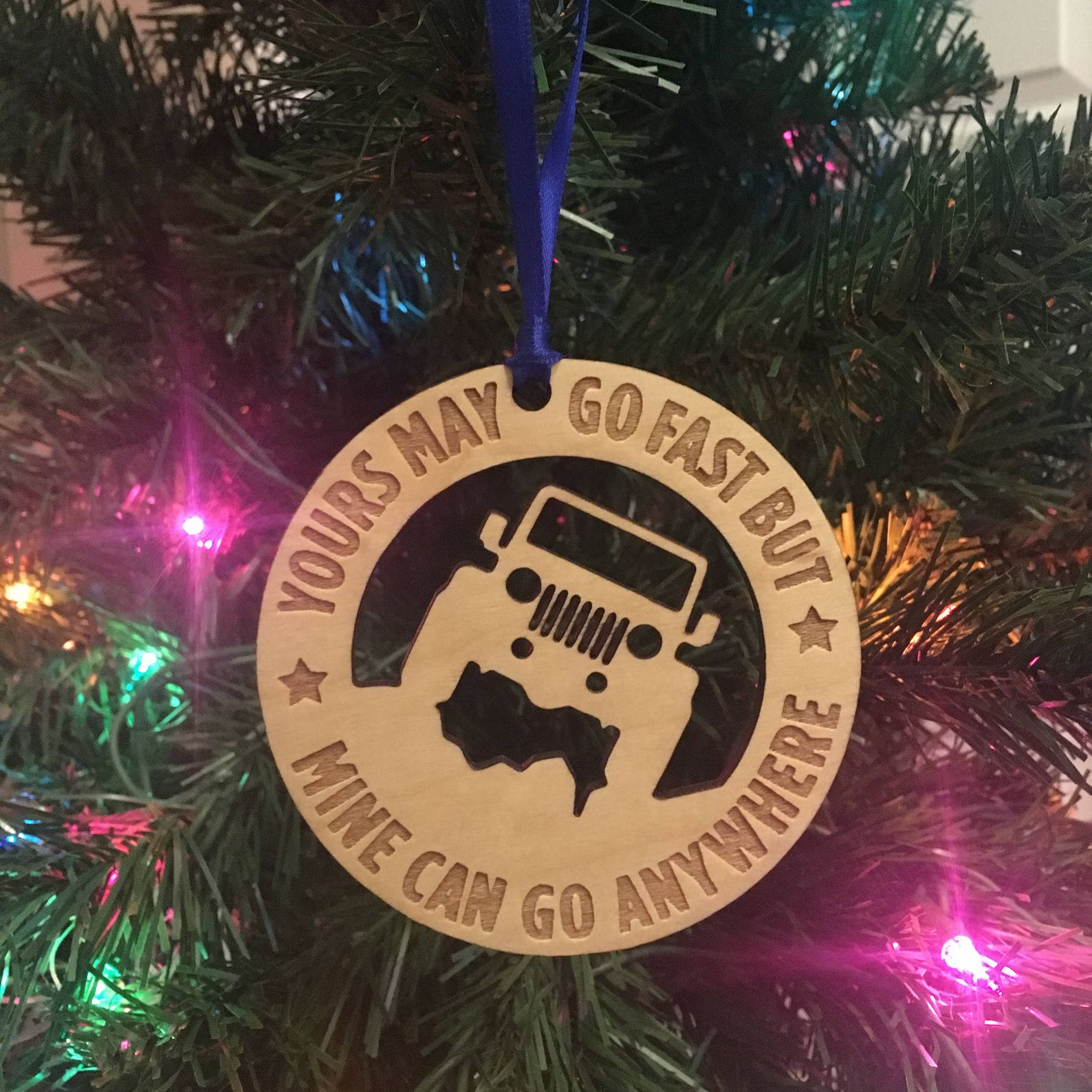 Jeep Christmas Ornament 