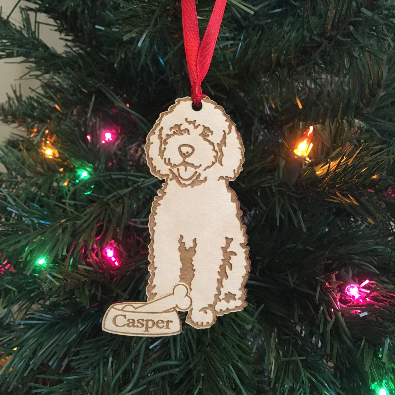Goldendoodle Ornament Personalized Dog Ornament dog  Etsy