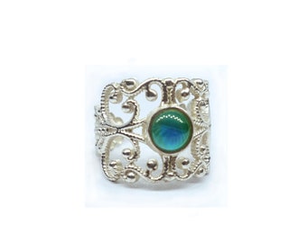 Silver mood ring AMIRA - Me and My Mood jewelry