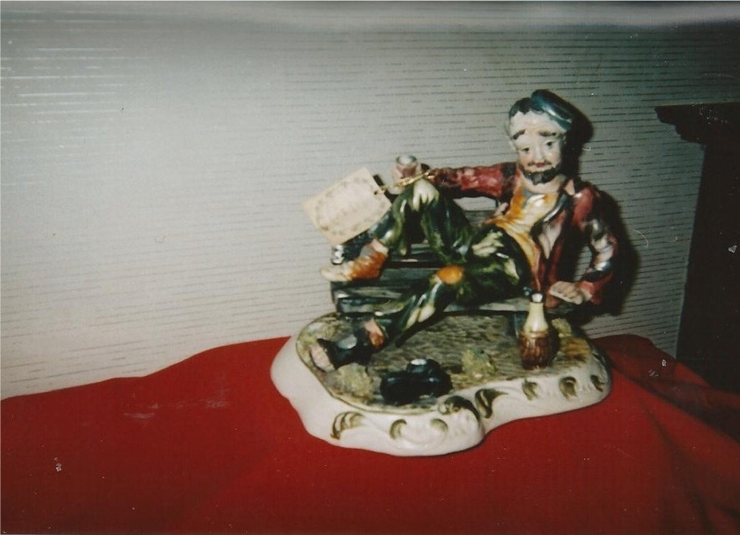 Capodimonte Hobo Figurine Etsy