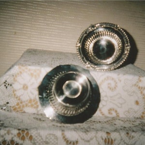 silver plate bon bon dishes