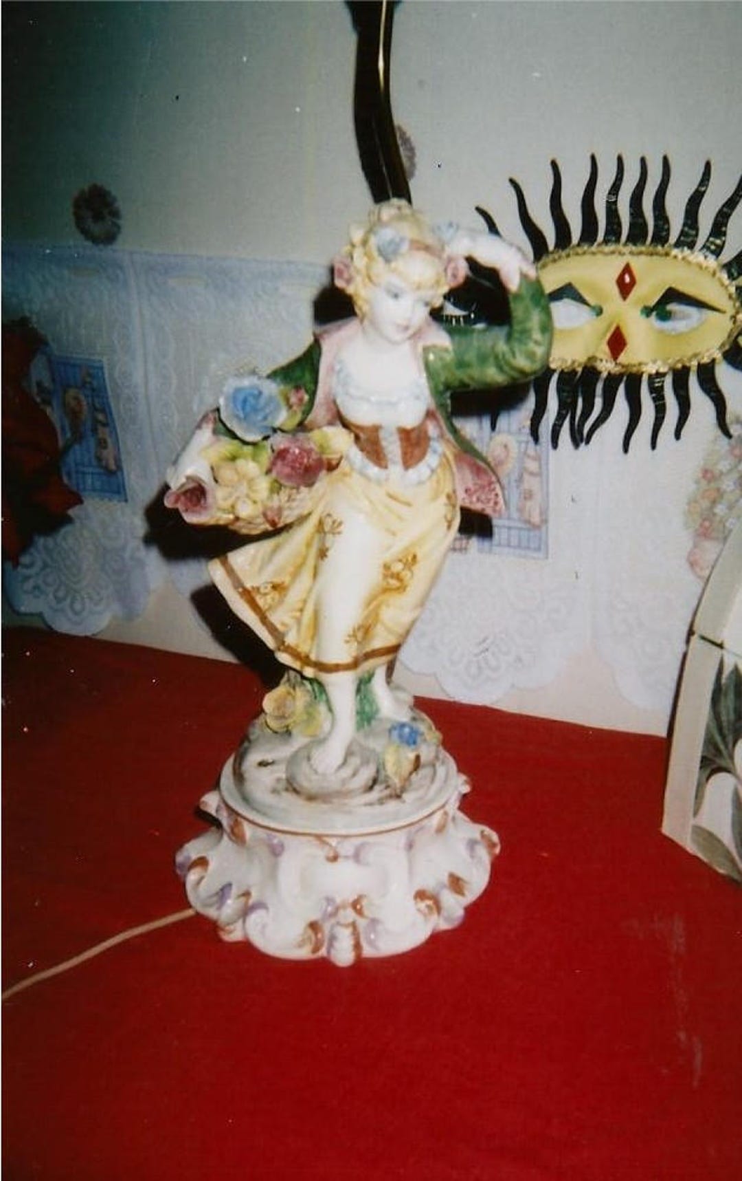 Porcelain Figurine Lamp Etsy