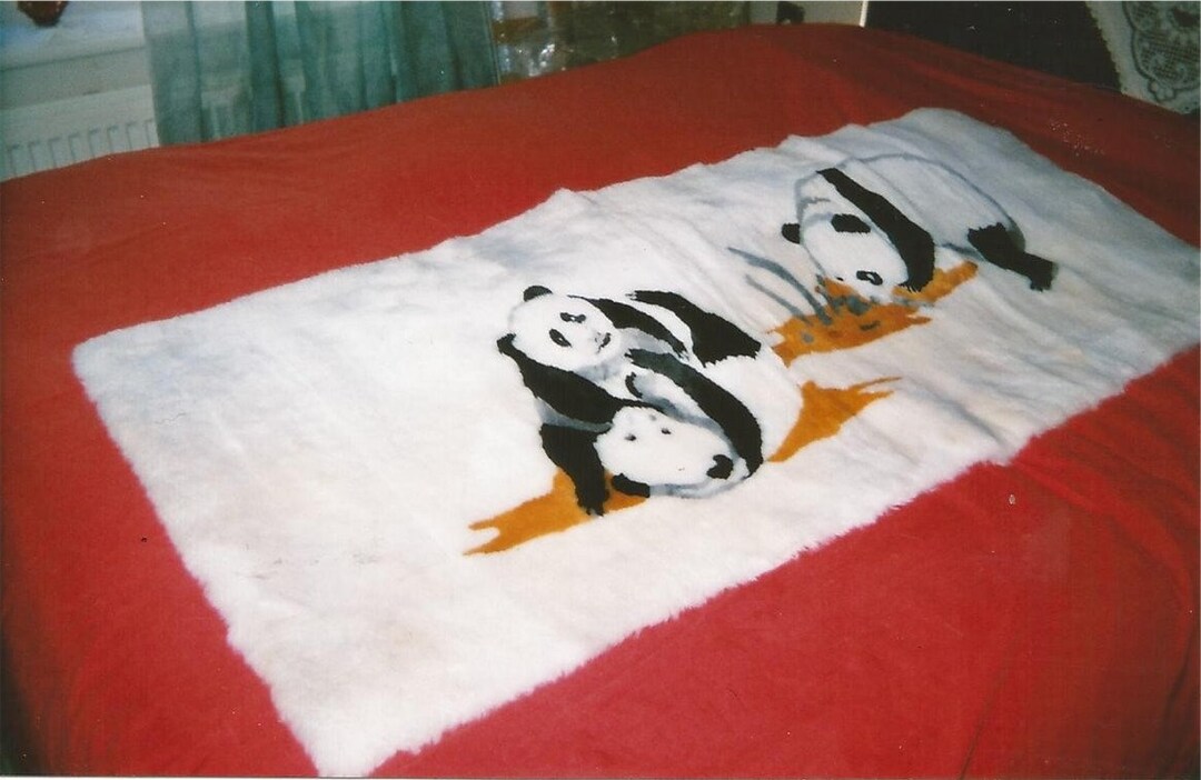 Chinese Panda Rug - Etsy