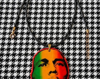 Bob Marley RBG Necklace