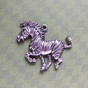 Zebra hanger charme antieke zilveren zebra DIY benodigdheden sieraden maken bevindingen, PS301