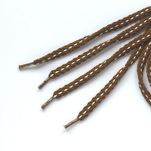 Khaki Flache Lange Schnürsenkel, 32.28&quot;/ 82 cm lang