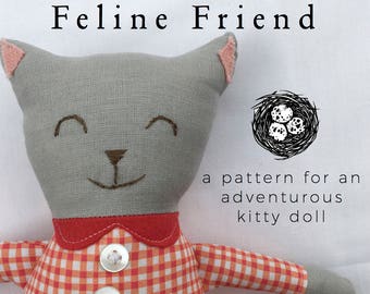 Printed Copy of Feline Friend Pattern
