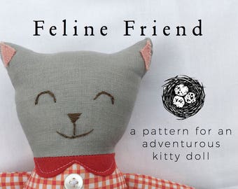 Feline Friend Pattern PDF Digital Download