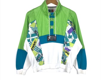 Rare !! Vintage ellesse big spellout logo sweatshirt