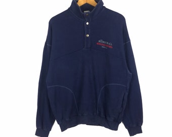 Rare !! Vintage ellesse perugia the sports life style jumper pullover sweatshirt