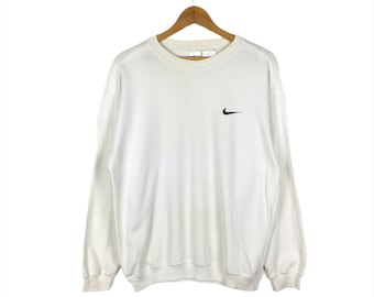 white nike jumper