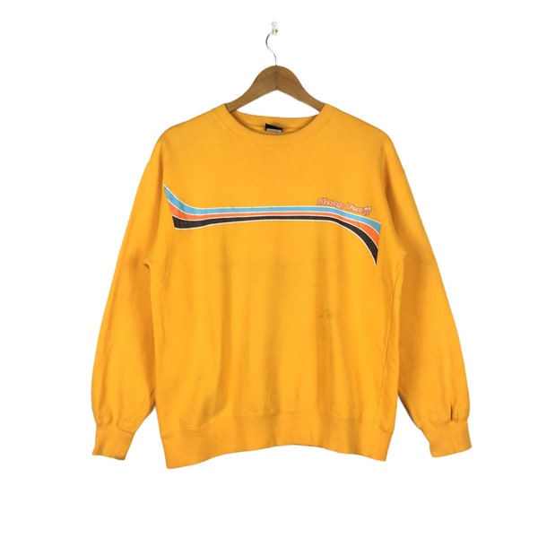 Rare !!! Hang ten big logo // sweater // jumper pullover sweatshirt