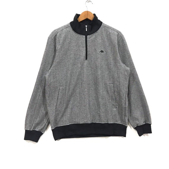 kappa half zip sweatshirt