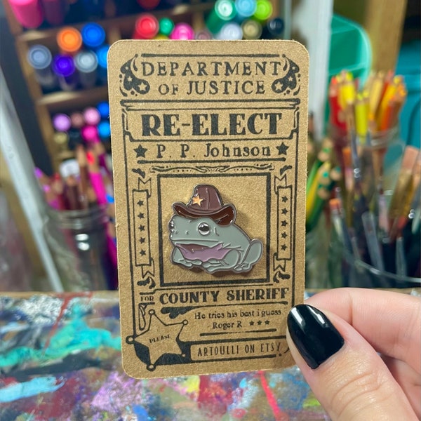 Sheriff Pin Etsy