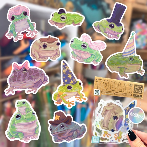 Silly Frog Stickers Vol.1
