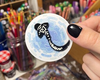 Zebra Shark Pin | GLOWING Enamel Shark Lapel Pin